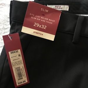 Merona 29x32 work pants black new